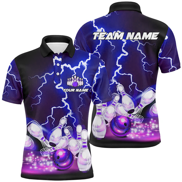 Maxcorners Lightning Thunder Bowling Team Jersey Multicolor Option Customized Name 3D Shirt