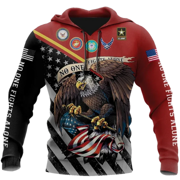 Maxcorners Warrior Spirit Veteran Hoodie