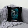 Maxcorners Darts Gothic Skull Lady Red Roses Multicolor Customized Name 3D Pillow