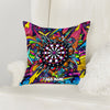Maxcorners Darts Graffiti Explosion Target Art Multicolor Customized Name 3D Pillow