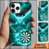 Maxcorners Phoenix Flame Dartboard Inferno Fantasy Personalized Name 3D Phone Case