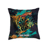 Maxcorners Darts Abstract Paint Splash Target Multicolor Customized Name 3D Pillow