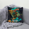 Maxcorners Darts Abstract Paint Splash Target Multicolor Customized Name 3D Pillow
