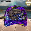 Maxcorners Fishing Neon Purple Splash Lure Personalized 3D Cap