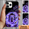 Maxcorners Bowling Fire Lion Pins Multicolor Personalized Name 3D Phone Case