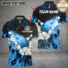 Maxcorners Flaming Bowling Pins Design Multicolor Customized Name, Team Name 3D Shirts