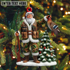 Maxcorners Personalized Hunting Christmas Ornaments, Hunter Christmas Ornament, Christmas Gifts