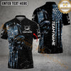 Maxcorners Golf Camo Punisher Skull Personalized Name, Team Name 3D Shirt (4 Colors)