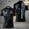 Maxcorners Golf Camo Punisher Skull Personalized Name, Team Name 3D Shirt (4 Colors)