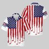 Maxcorners American Flag Custom Golf Polo Shirt, Funny Golf Shirt, Gift For Golfers