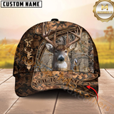 Maxcorners Personalized Wild Buck Camo Ver2 Hunting 3D Cap, Perfect Gift for Hunter
