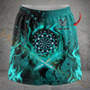 Maxcorners Darts Flame Skull Dartboard Personalized 3D Skirts With Shorts
