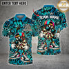 Maxcorners Darts & Skull Dartboard Street Art Graphic Multicolor Customized Name, Team Name 3D Shirts