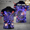 Maxcorners Darts Neon Nova Shot Multicolor Customized Name, Team Name 3D Shirts
