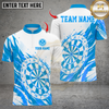 Maxcorners Darts Dartboard Passion Pattern Multicolor Customized Name, Team Name 3D Shirts