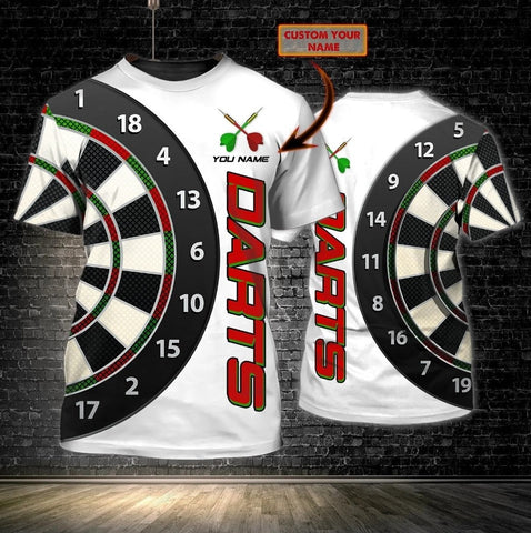 Maxcorners  Personalized 3D All Over Printed I Like Dart 3 Shirt