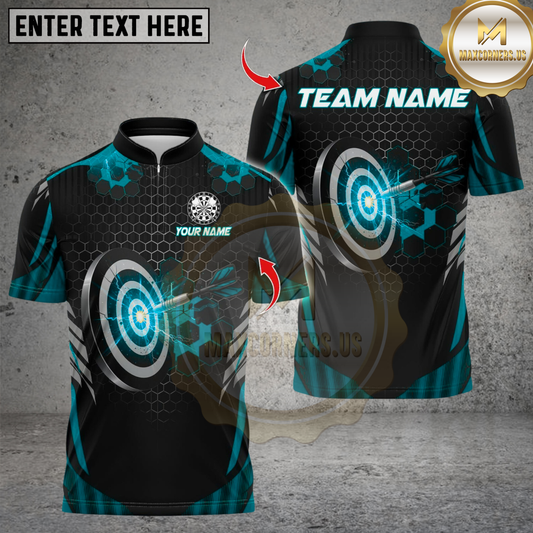 Maxcorners Darts Lightning Sport Dartboard Multicolor Customized Name, Team Name 3D Shirts