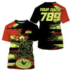 Maxcorners BMX Skull Cycling Customize Name 3D Shirts