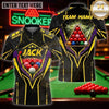 Maxcorners Pool Clothing Neon Geometric Triangle Art Multicolor Customized Name 3D Shirt
