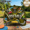 (7 Colors) Maxcorners Disc Golf Dynamic Flying Discs & Chain Basket Personalized Name 3D Cap LM3009