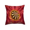 Maxcorners Darts Electric Bullseye Lightning Strike Multicolor Customized Name 3D Pillow