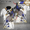 Maxcorners Darts Eagle Precision Multicolor Customized Name Team Name 3D Shirts