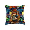 Maxcorners Darts Street Style Monkey Graffiti Multicolor Customized Name 3D Pillow
