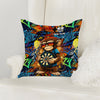 Maxcorners Darts Street Style Monkey Graffiti Multicolor Customized Name 3D Pillow