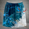 Maxcorners Darts Abstract Splatter Personalized 3D Skirts With Shorts