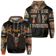 Maxcorners Love Hunting, Personalized Hunting All Over Shirt, Personalized 3D Hoodie For Hunting Lover 8 TU2611