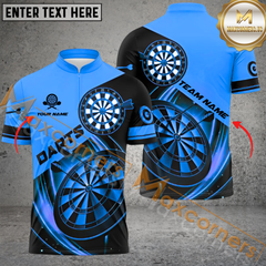 Maxcorners Premium Lightning Darts Jersey Multicolor Option Customized Name, Team Name 3D Polo Shirt