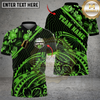 Maxcorners Bowling And Pins Polynesian Pattern Multicolor Customized Name, Team Name 3D Shirts