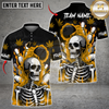 Maxcorners Bowling High Rollers Skull 420 Multicolor Customized Name, Team Name 3D Shirts