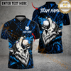 Maxcorners Wildfire Wolf Swing Golf Shirt, Customized Name & Team Name 3D Shirts (4 Colors)
