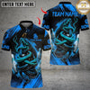 Maxcorners Snake Bowling Multicolor Customized Name, Team Name 3D Shirts