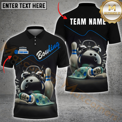Maxcorners Bowling Ball Alarm Clock Multicolor Personalized 3D Shirt, Sleeping Pin & Wake-Up Ball Shirts