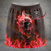 Maxcorners Darts Skull Dart Master Personalized 3D Skirts With Shorts