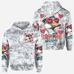 Maxcorners Call Me, Personalized Hunting All Over Shirt, Personalized 3D Hoodie For Hunting Lover TU2611