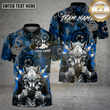 Maxcorners Bowling Wolf Mafia Graffiti Style Multi Options Personalized Name Team Name 3D Shirt