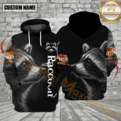 Maxcorners Custom Name Deep Raccoon Hunting All Over Print Shirt
 Best Gift For Hunter