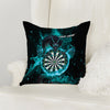 Maxcorners Darts Fire Dragon Blaze Multicolor Customized Name 3D Pillow