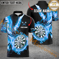 Maxcorners Premium Phoenix Lightning Darts Jersey Multicolor Option Customized Name, Team Name 3D Polo Shirt