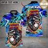 Maxcorners Golf Savage Beast Swing Multicolor Customized Name, Team Name 3D Shirts