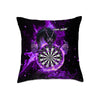 Maxcorners Darts Fire Dragon Blaze Multicolor Customized Name 3D Pillow