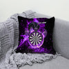 Maxcorners Darts Fire Dragon Blaze Multicolor Customized Name 3D Pillow