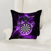 Maxcorners Darts Fire Dragon Blaze Multicolor Customized Name 3D Pillow