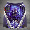 Maxcorners Darts Lightning Fierce Tiger Personalized 3D Skirts With Shorts