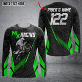 Maxcorners Outdoor Enthusiast Flannel Green Personalized Name 3D Shirt