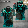 Maxcorners Bowling Evil Pumpkin Demon Multicolor Customized Name, Team Name 3D Shirts