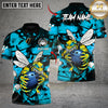 Maxcorners Bowling Savage Bee Strike Multicolor Customized Name, Team Name 3D Shirt